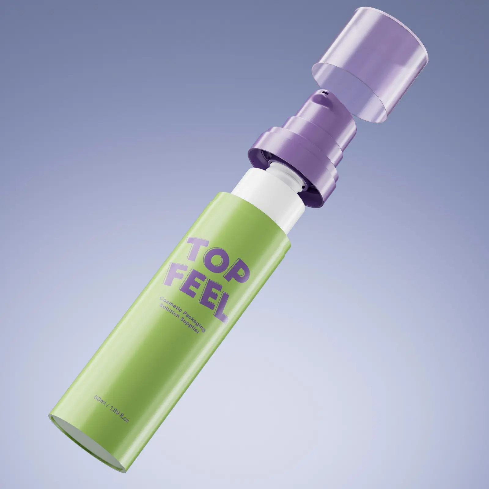 PA103 Refillable PCR Airless Pump Bottle